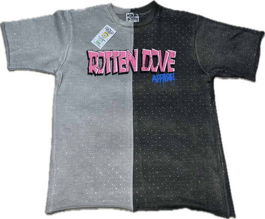 Rotten Dove Apparel T Shirt (Grey/Dark Grey)