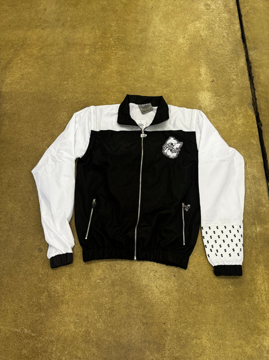 Black/White Signature Windbreaker Jacket