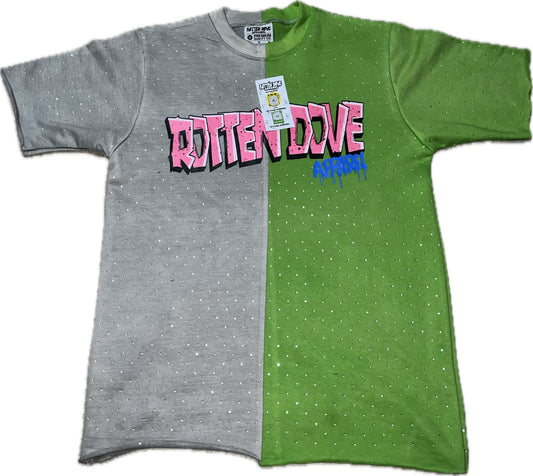 Rotten Dove Apparel T Shirt (Grey/Green)