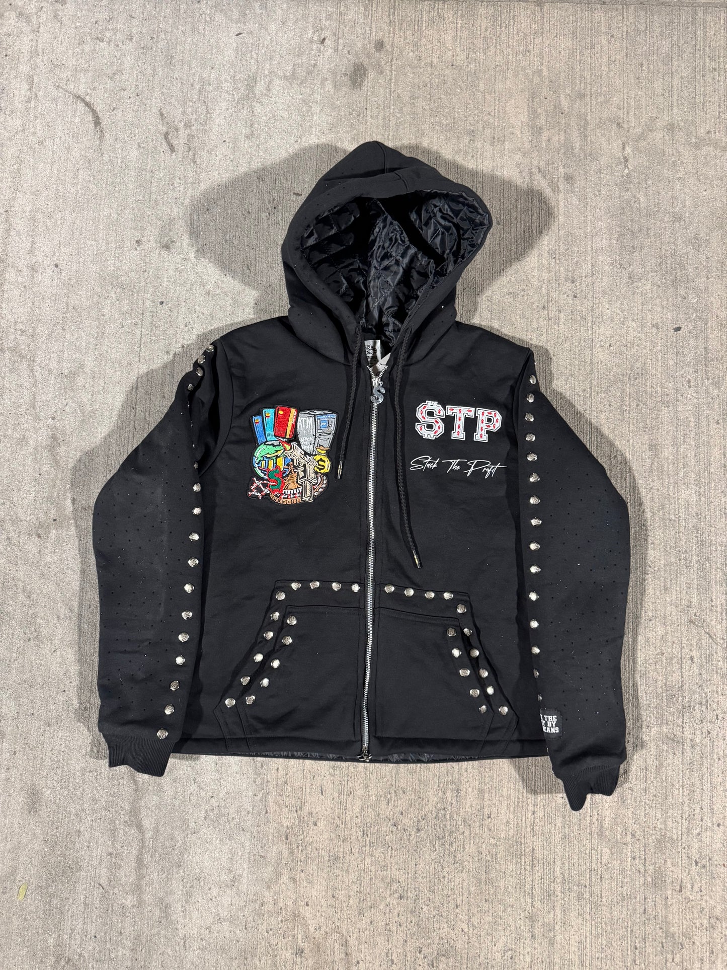 Profit Zip Up Jacket (Black)