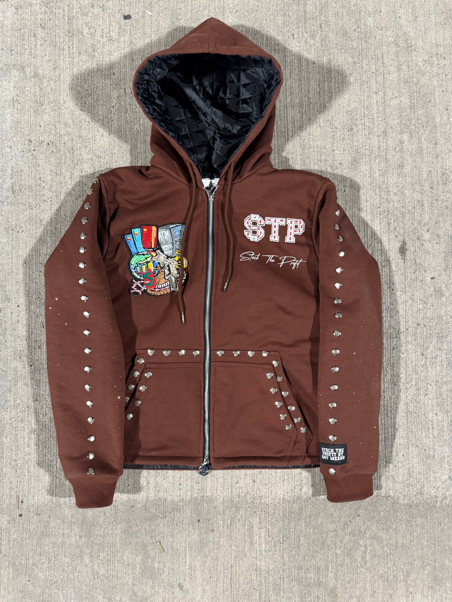 Profit Zip Up Jacket (Brown)