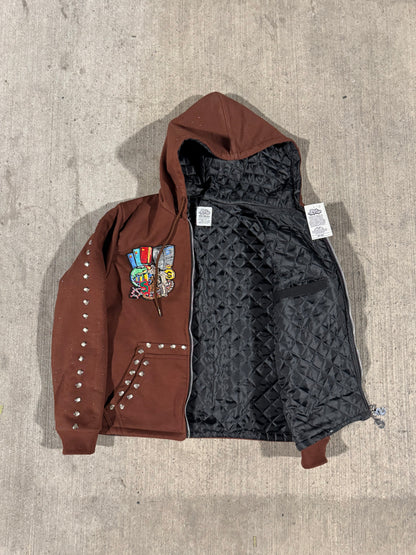 Profit Zip Up Jacket (Brown)